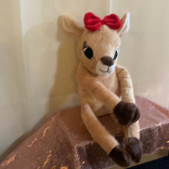 Rudolph The Red Nosed Reindeer Soft Plush Toy, Clarice - Velcro Hands and Paws - Picture 9 of 11